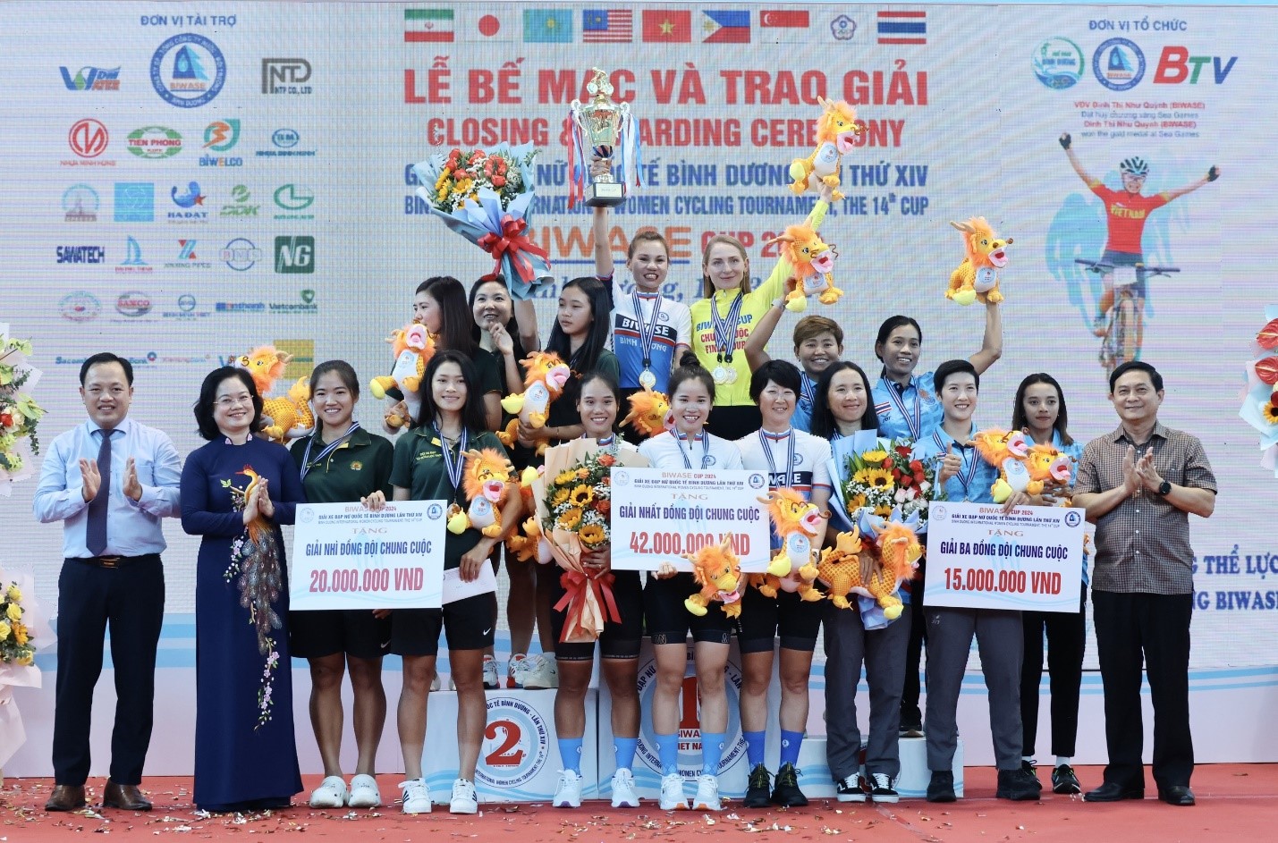 Giải xe đạp nữ Quốc tế Bình Dương Cúp Biwase năm 2024  kết thúc thành công tốt đẹp